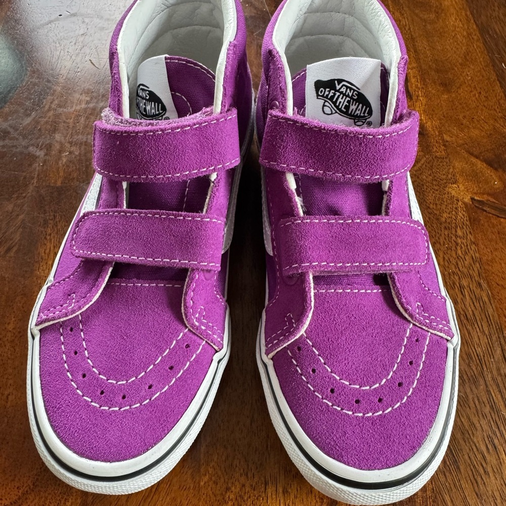 Vans Kids Purple High-Top Sneakers